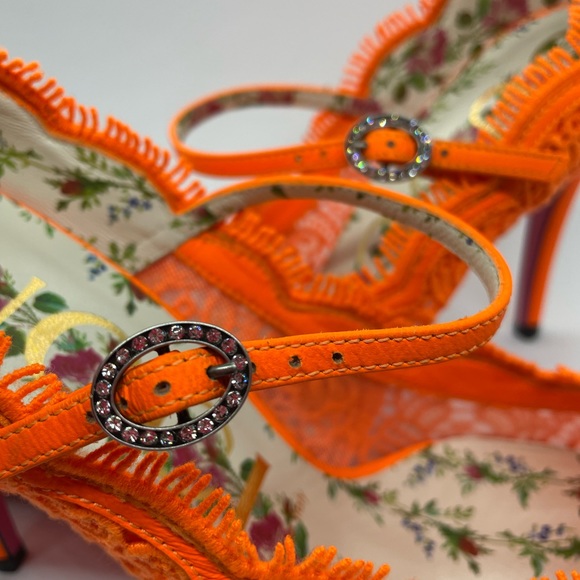 Gucci Neon Lace Lace pumps (37) - Picture 6 of 14